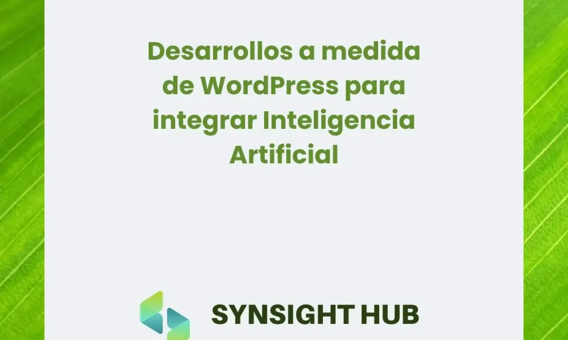 Inteligencia artificial en Wordpress
