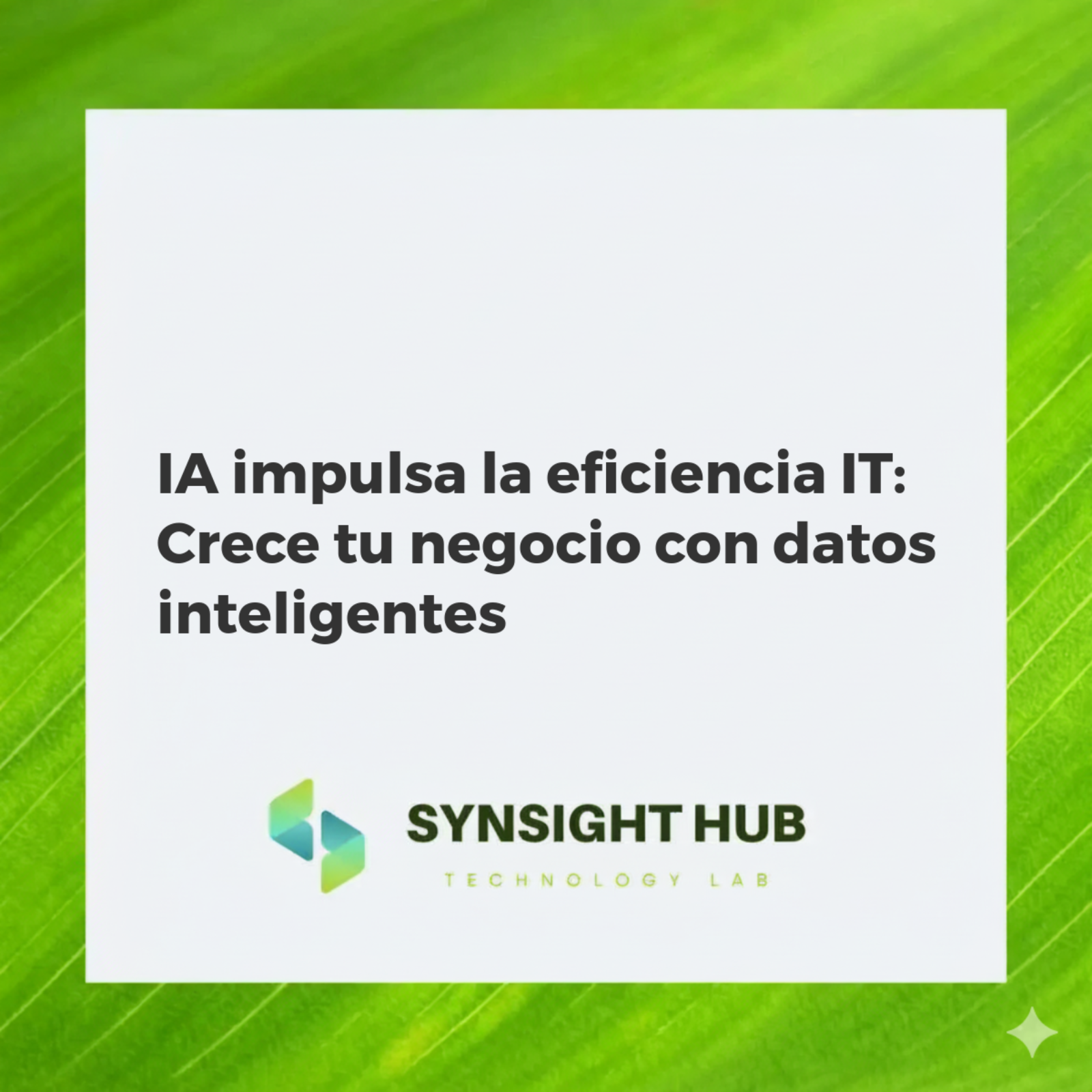 Inteligencia artificial optimizando la gestión de TI, con flujos de datos y redes neuronales conectando sistemas empresariales