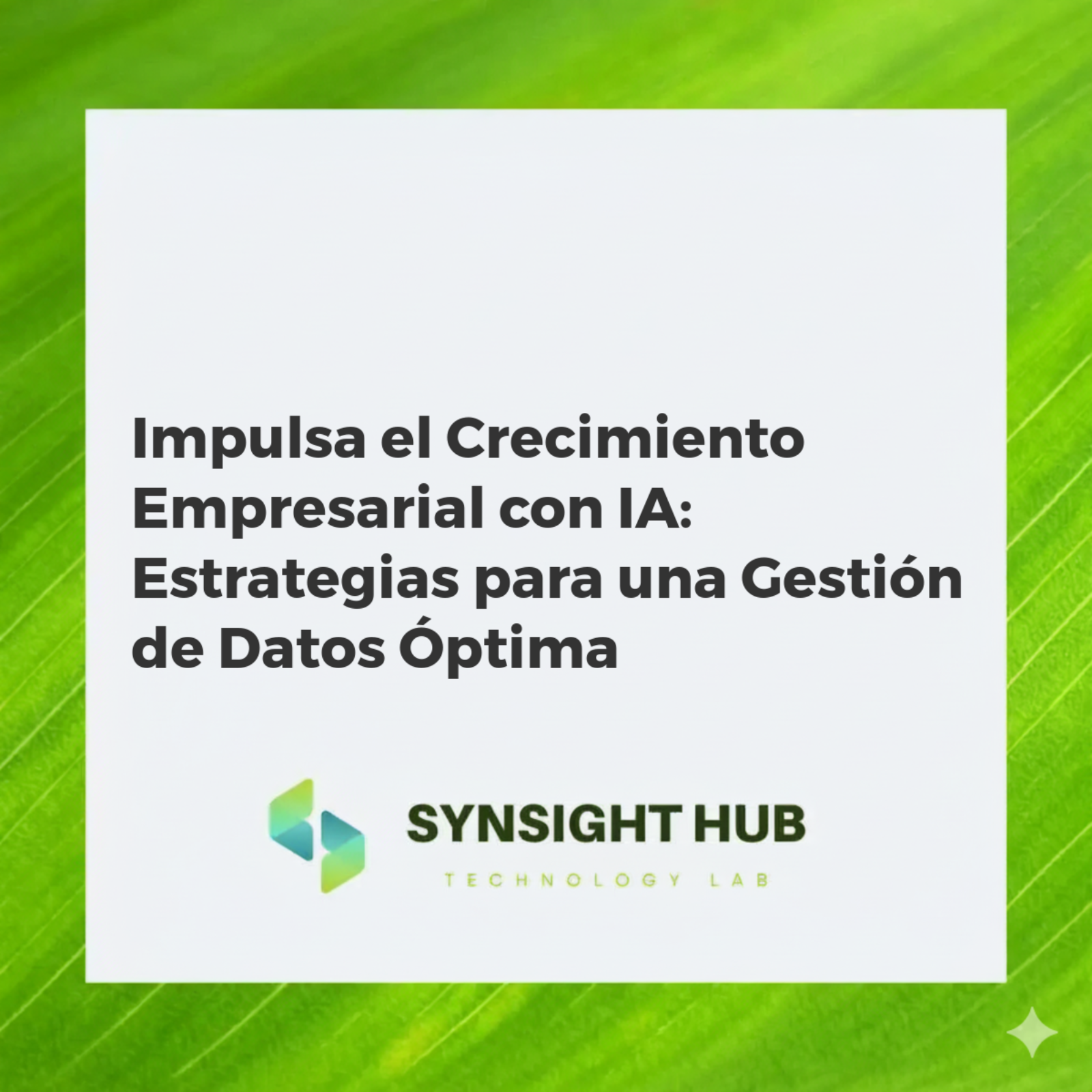 Inteligencia artificial optimizando la gestión de datos para impulsar el crecimiento empresarial