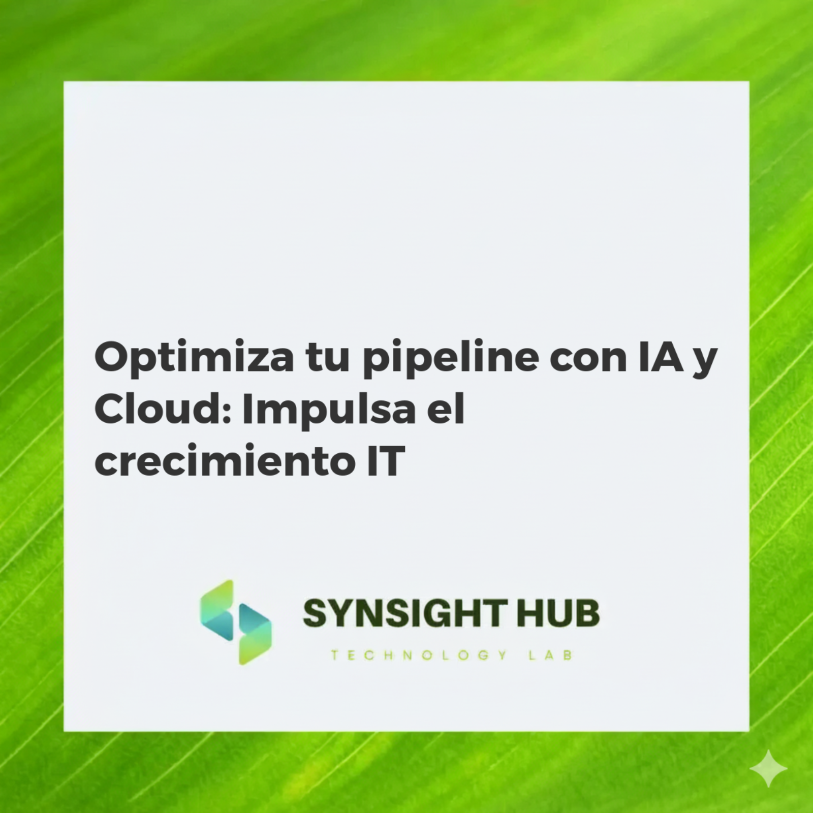 Pipeline digital optimizado con IA y la nube, mostrando flujo de datos, redes neuronales y crecimiento tecnológico en B2B.