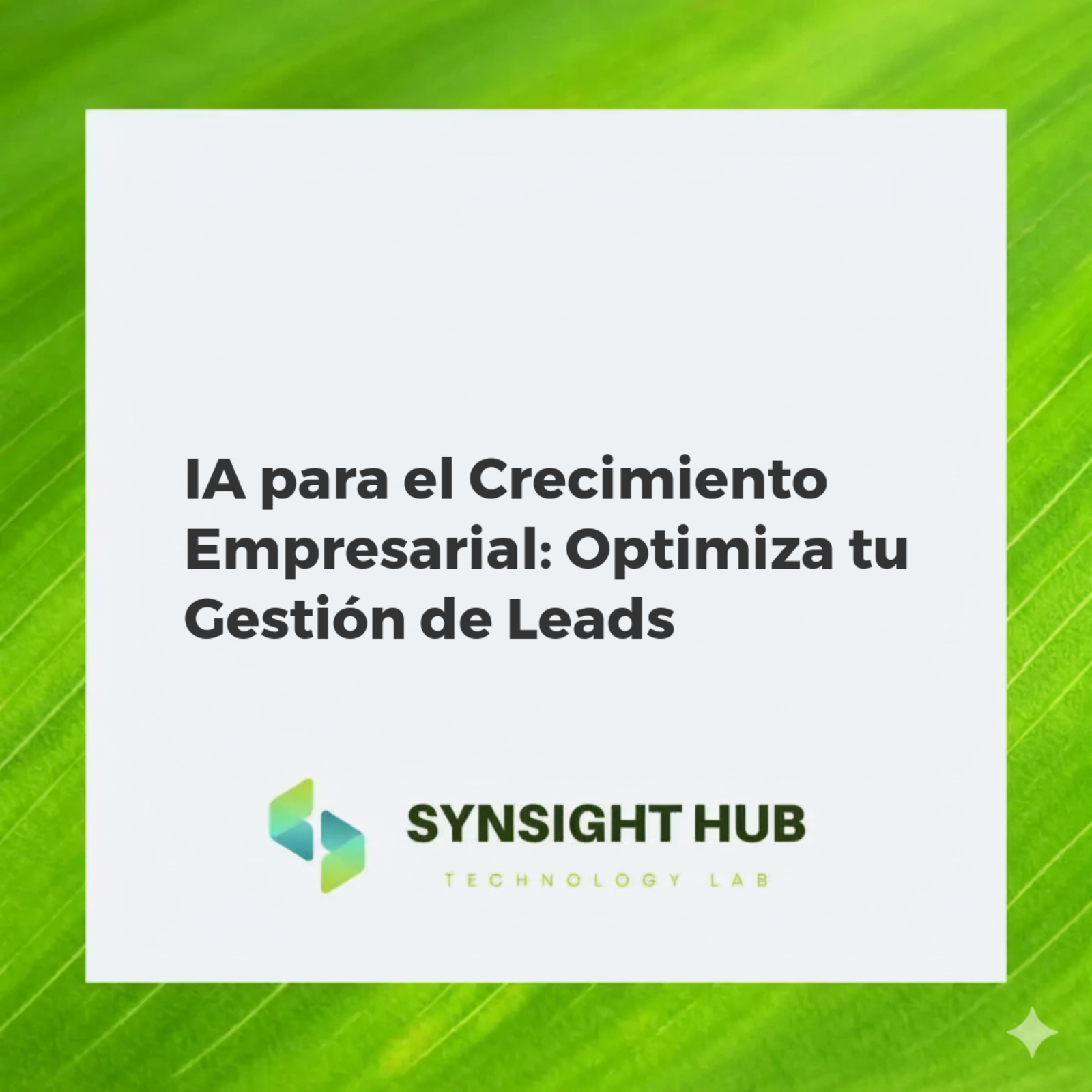 Panel de control con gráficos de crecimiento empresarial impulsado por IA, mostrando gestión de leads y análisis de datos.