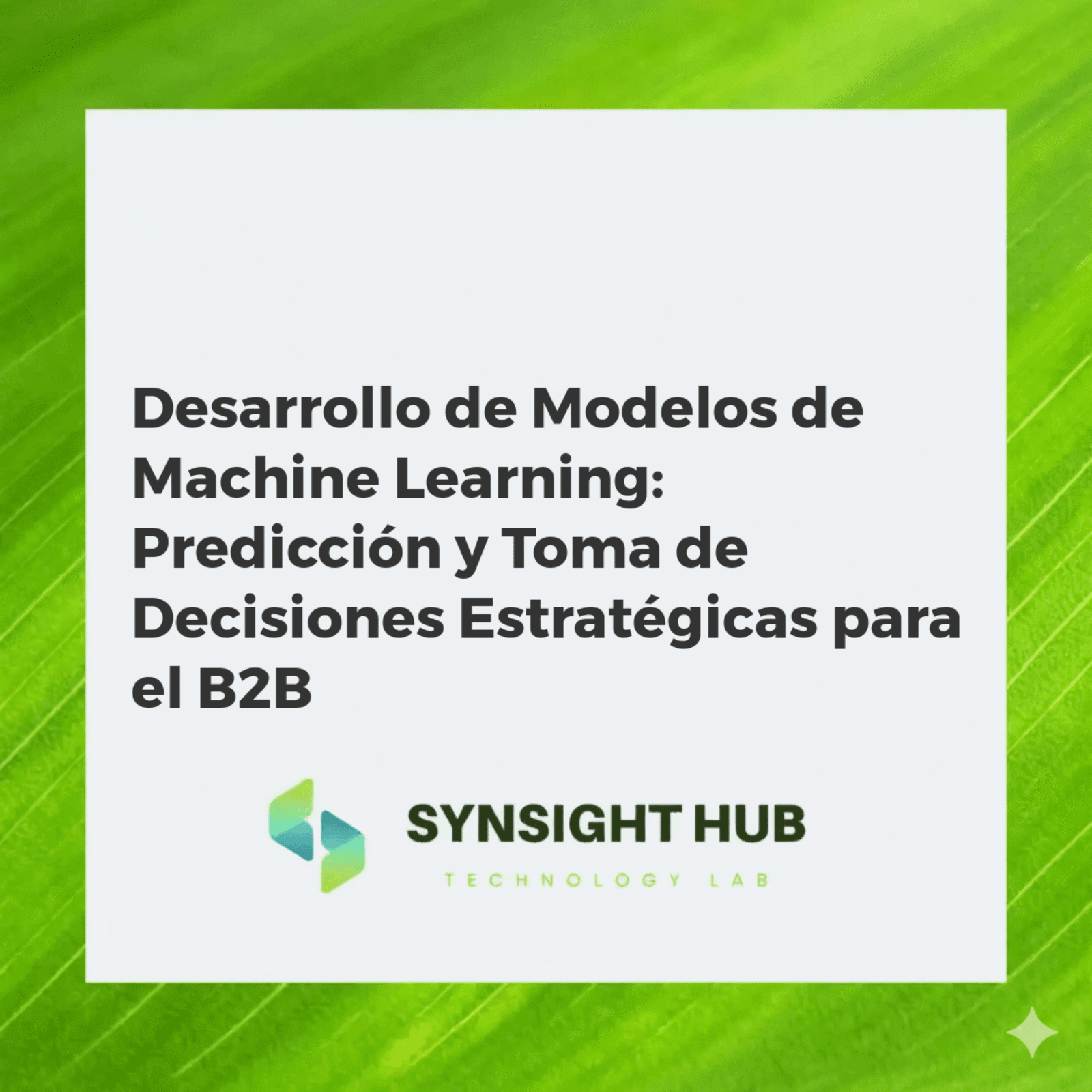 Representación abstracta de modelos de Machine Learning impulsando la toma de decisiones empresariales
