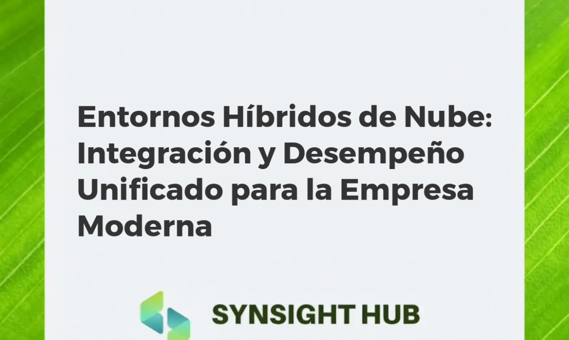 Representación visual de la integración y el desempeño unificado en entornos híbridos de nube